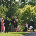 Guests enjoying the sunshine